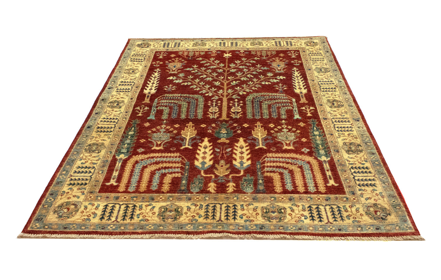 Tapis Ziegler - 184 x 147 cm - rouge