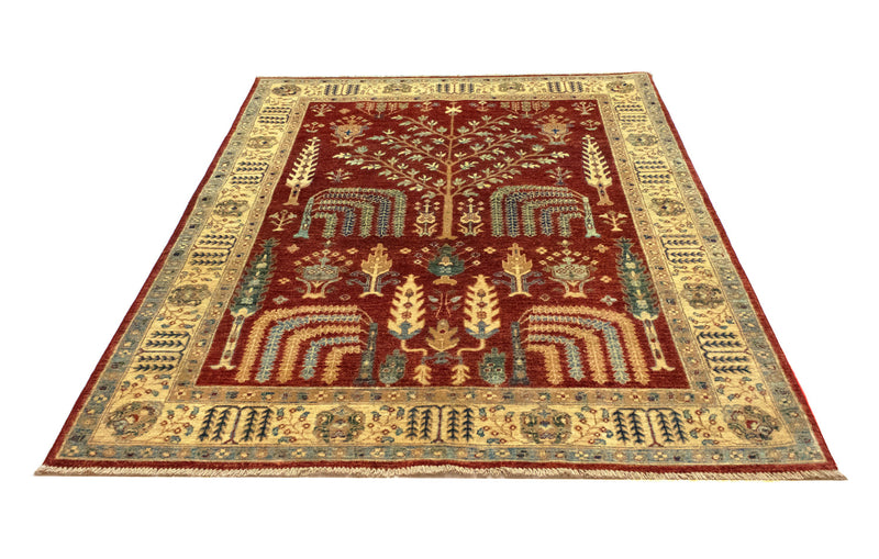 Tapis Ziegler - 184 x 147 cm - rouge