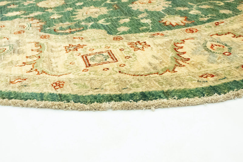 Tapis Ziegler ronde  - 160 x 160 cm - vert