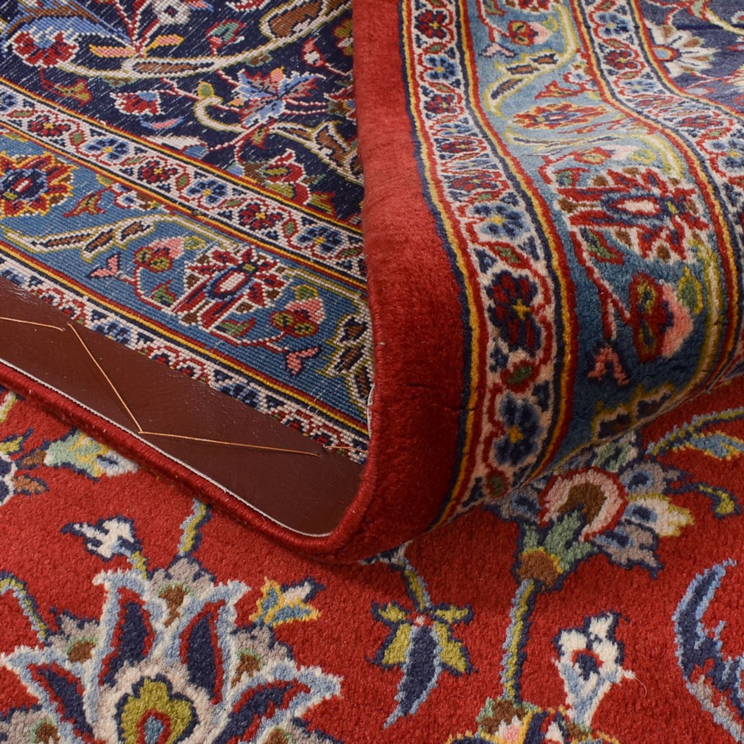 Tapis persan - Keshan - 392 x 295 cm - rouge