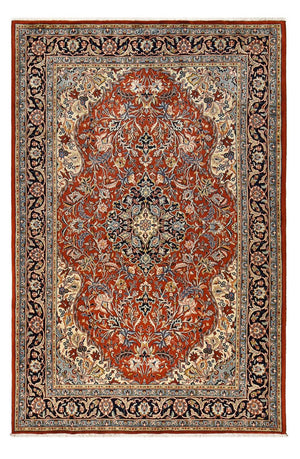 Tapis persan - Classique - 292 x 196 cm - rouge foncé