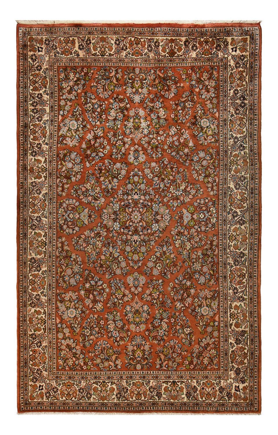 Tapis persan - Classique - 283 x 175 cm - rouge