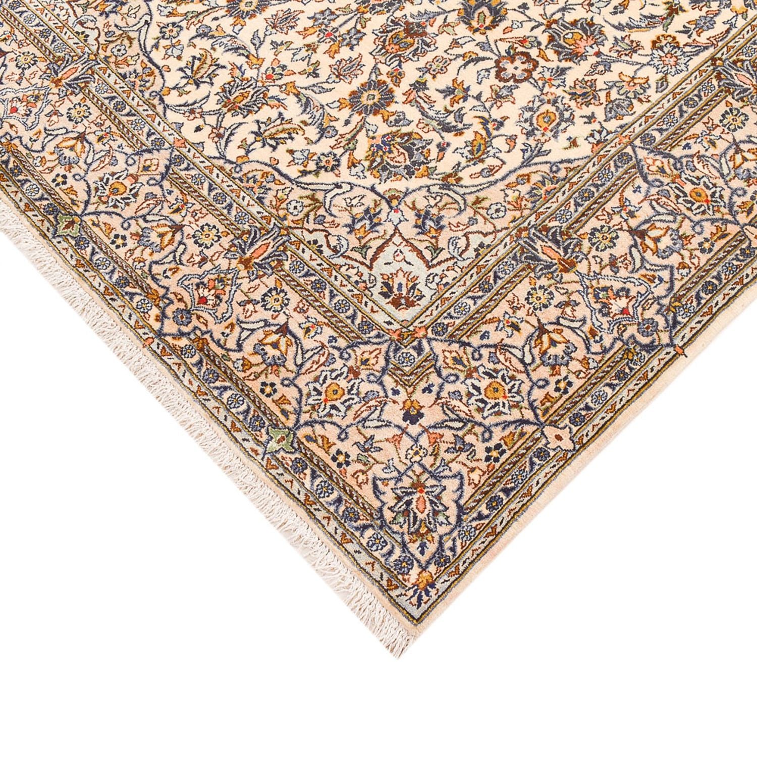 Tapis persan - Keshan - 217 x 138 cm - crème