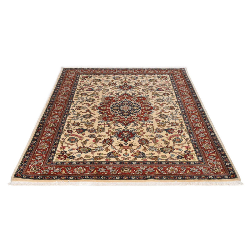 Tapis persan - Ghom - Royal - 202 x 131 cm - beige clair