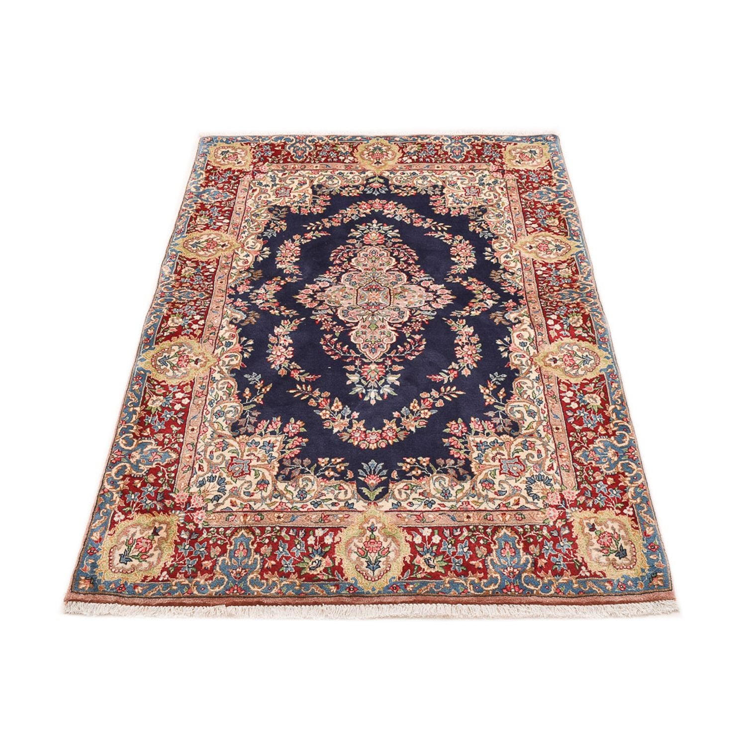 Tapis persan - Royal - 183 x 120 cm - bleu foncé