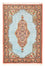 Tapis persan - Ghom - 117 x 80 cm - bleu clair