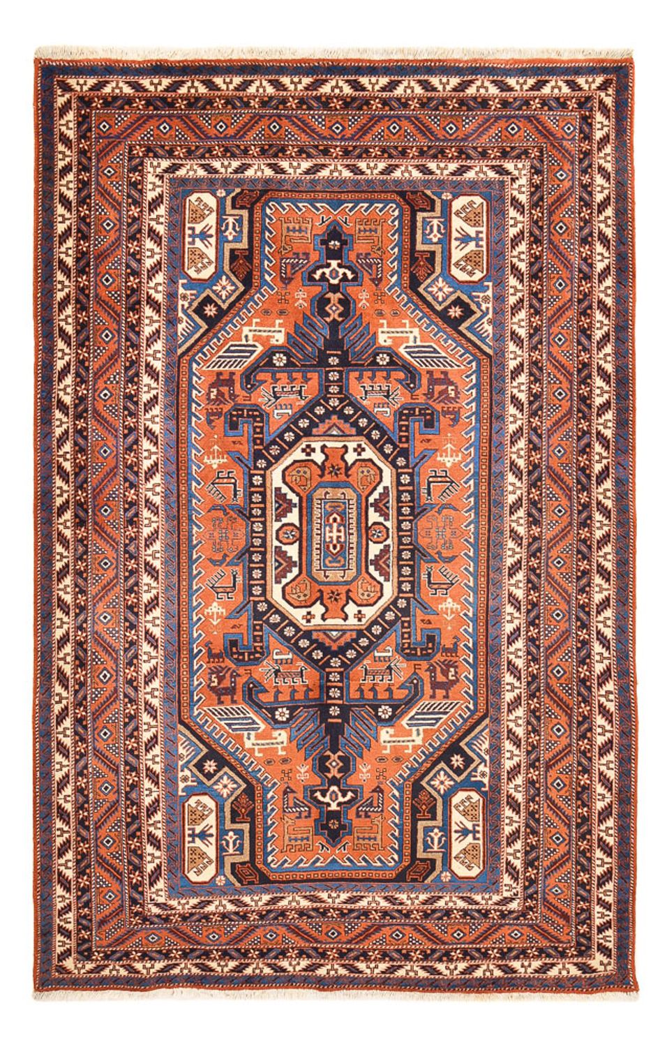 Perserteppich - Nomadic - 267 x 175 cm - rost