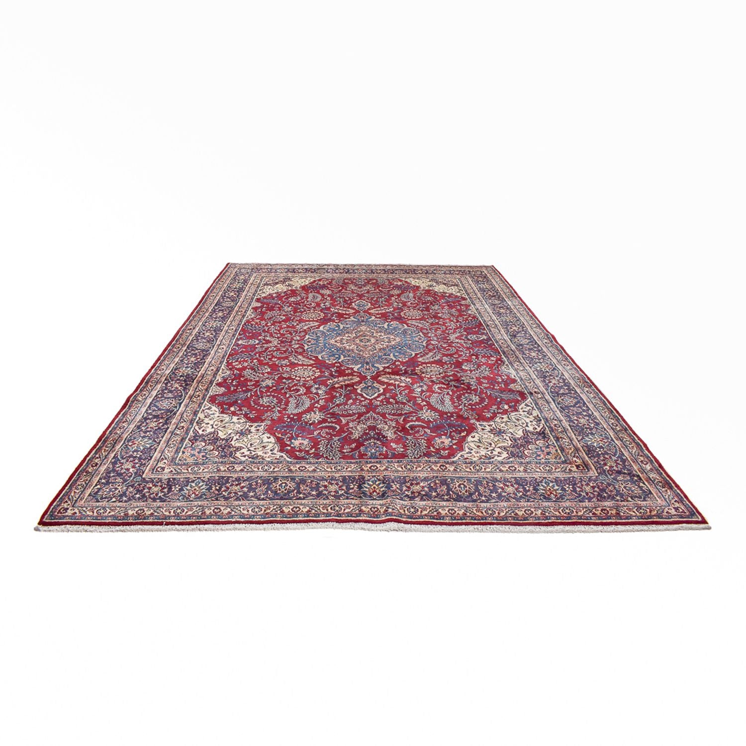 Tapis persan - Classique - 407 x 307 cm - rouge foncé
