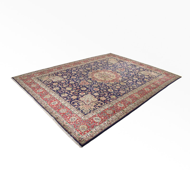 Tapis persan - Tabriz - Royal - 400 x 300 cm - bleu foncé