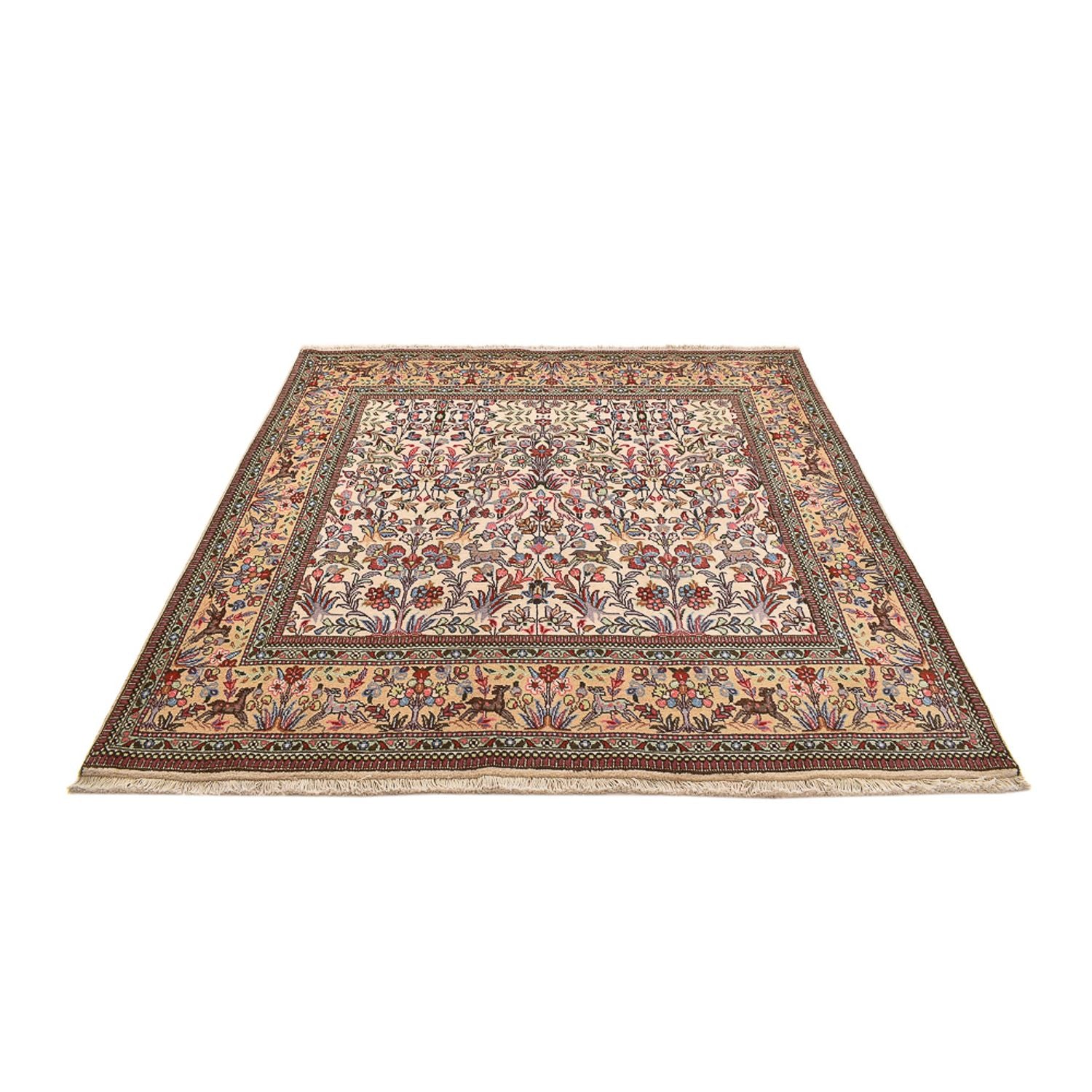 Tapis persan - Classique carré  - 212 x 205 cm - crème