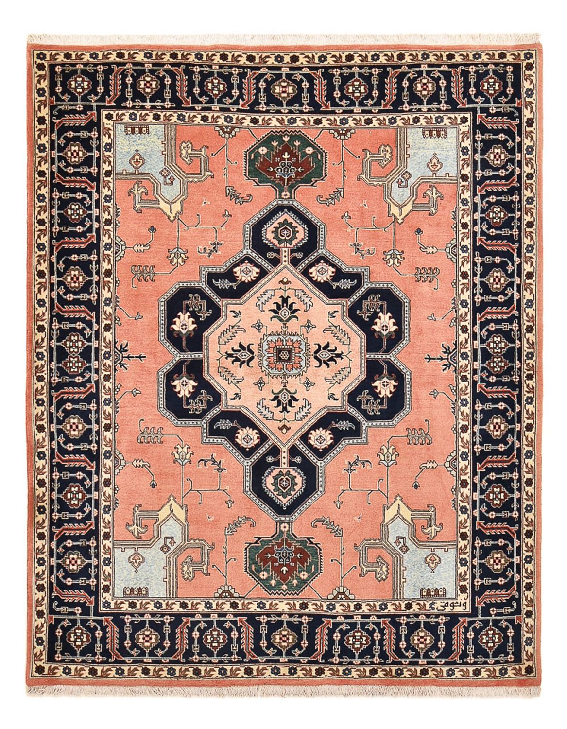 Perserteppich - Nomadic - 254 x 200 cm - hellrot