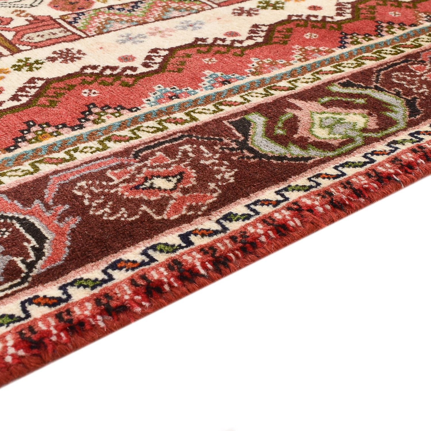 Gabbeh Teppich - Kaschkuli Perser - 200 x 150 cm - creme