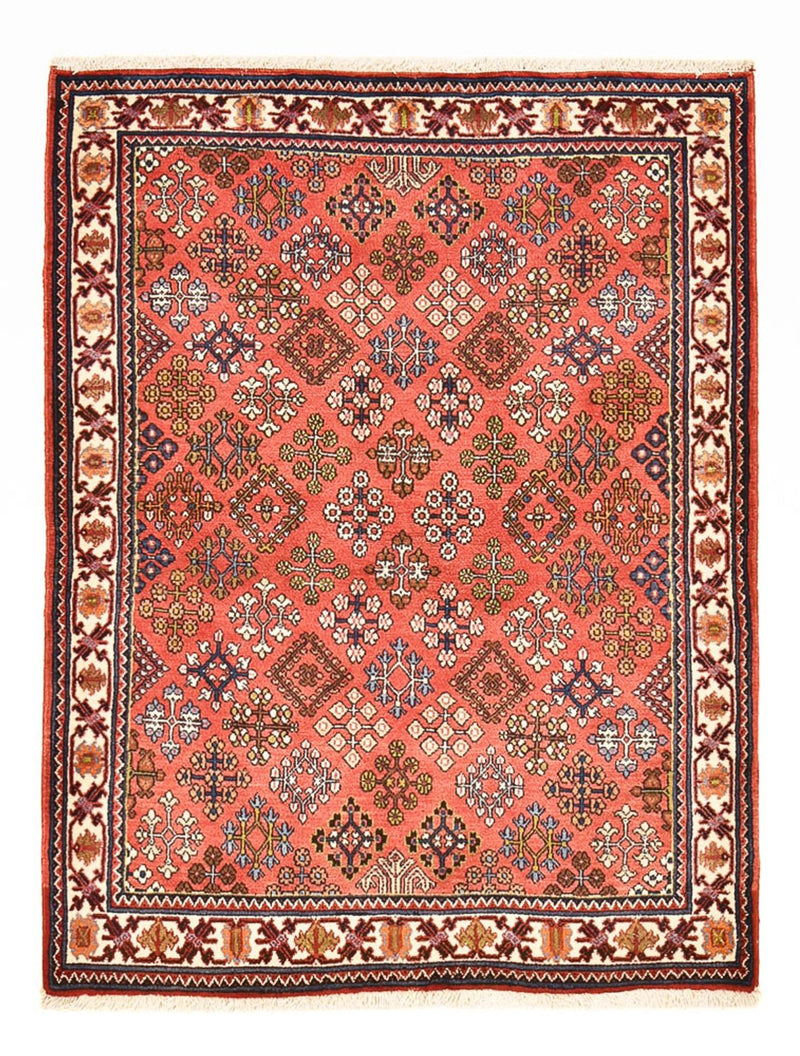 Tapis persan - Nomadic - 150 x 112 cm - rouge clair