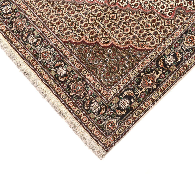 Tapis persan - Tabriz - Royal carré  - 200 x 200 cm - marron clair