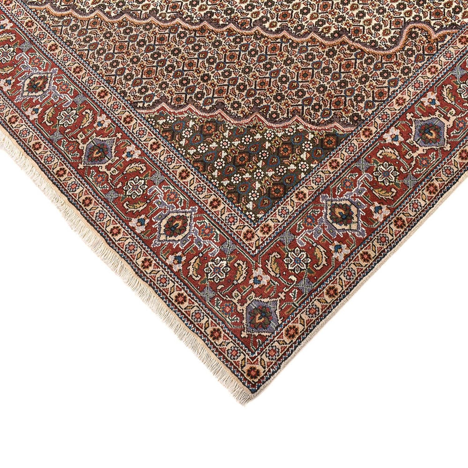 Tapis persan - Tabriz - Royal carré  - 204 x 196 cm - marron