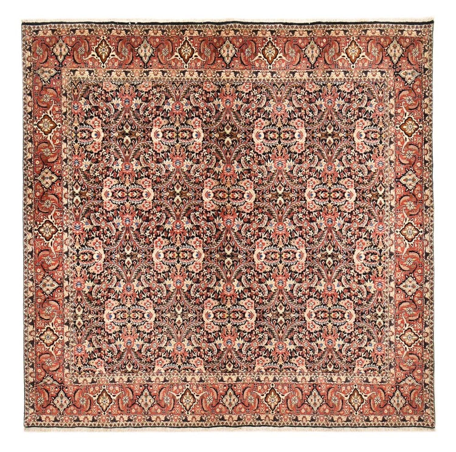 Perserteppich - Bidjar quadratisch  - 302 x 300 cm - rost