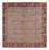 Tapis persan - Bidjar carré  - 306 x 304 cm - rouille