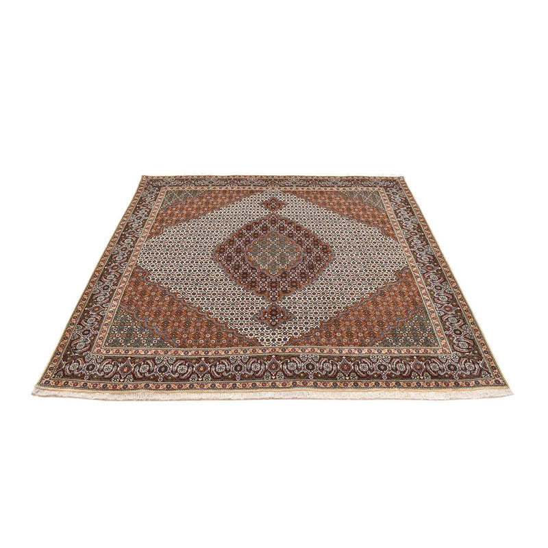 Tapis persan - Tabriz - Royal carré  - 203 x 200 cm - sable