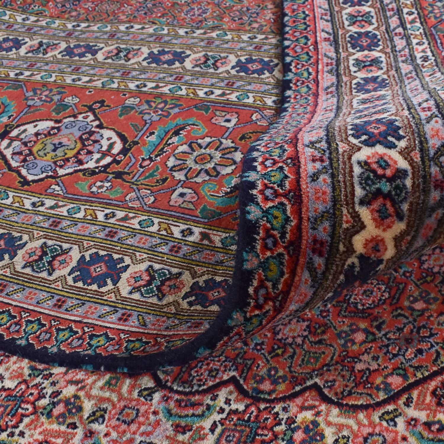 Tapis persan - Tabriz - 397 x 322 cm - rouille
