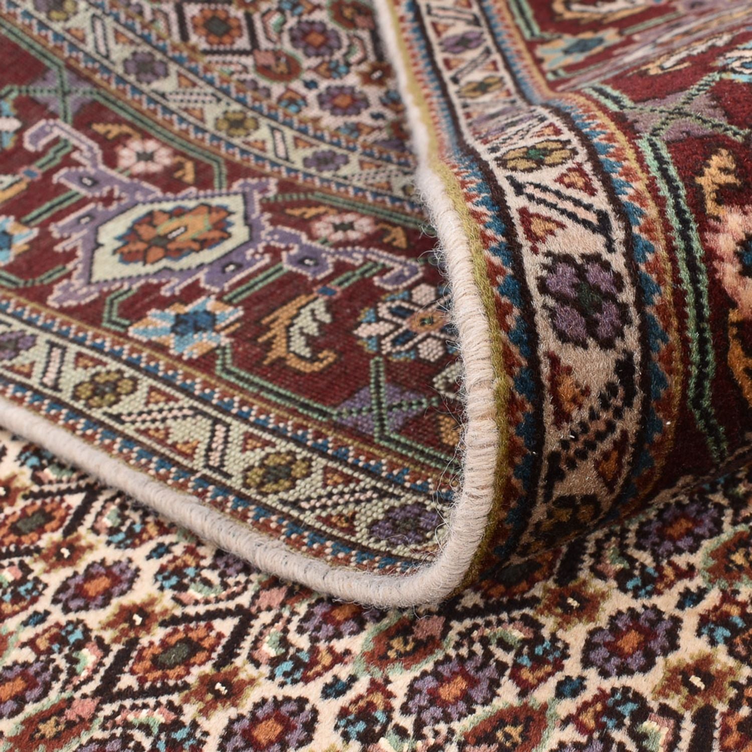 Tapis persan - Tabriz - Royal carré  - 204 x 198 cm - marron