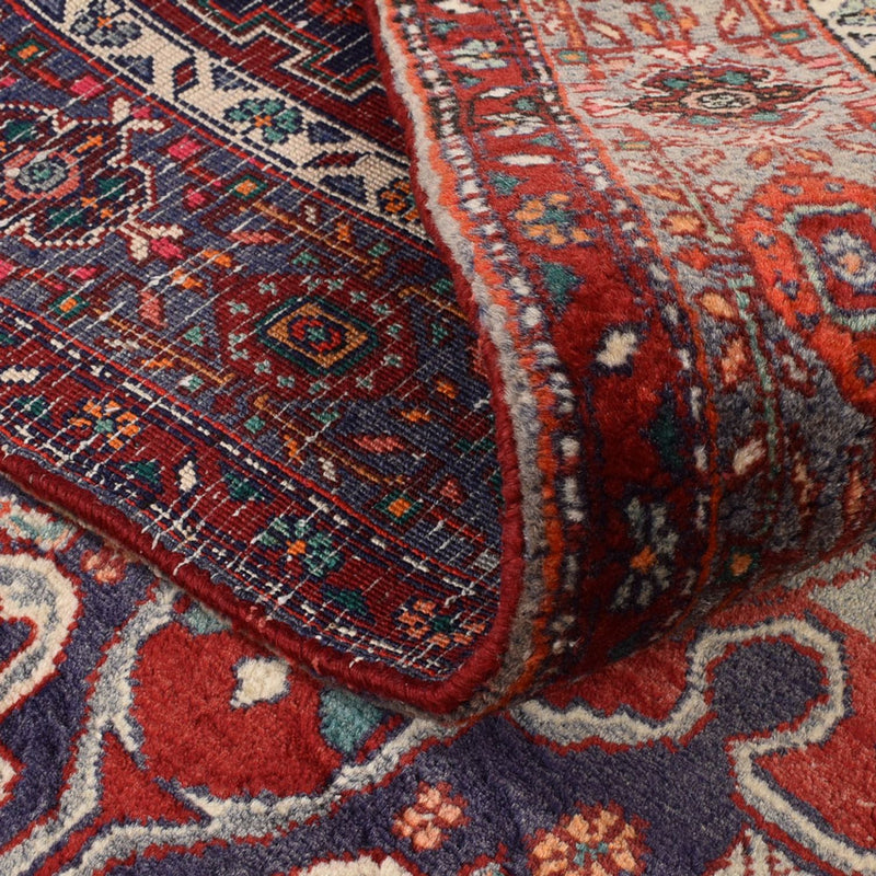 Tapis persan - Nomadic - 208 x 135 cm - rouge