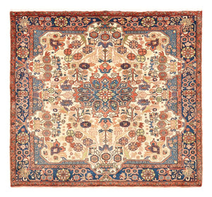 Perserteppich - Nomadic quadratisch  - 200 x 184 cm - mehrfarbig
