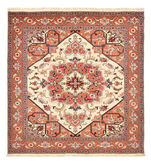 Perserteppich - Nomadic quadratisch  - 218 x 200 cm - creme