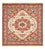Perserteppich - Nomadic quadratisch  - 218 x 200 cm - creme