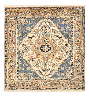 Perserteppich - Nomadic quadratisch  - 207 x 192 cm - hellbeige