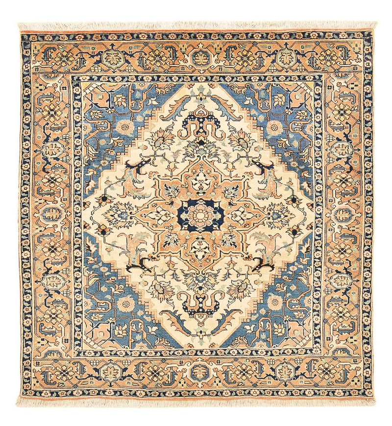 Perserteppich - Nomadic quadratisch  - 207 x 192 cm - hellbeige