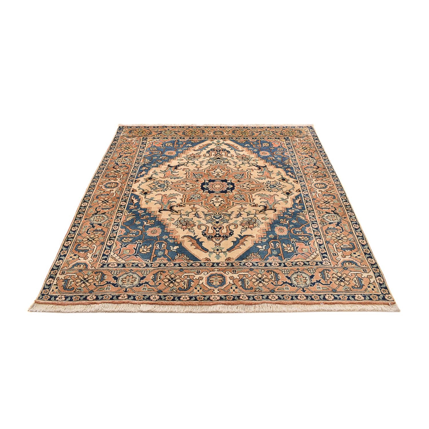 Perserteppich - Nomadic quadratisch  - 207 x 192 cm - hellbeige