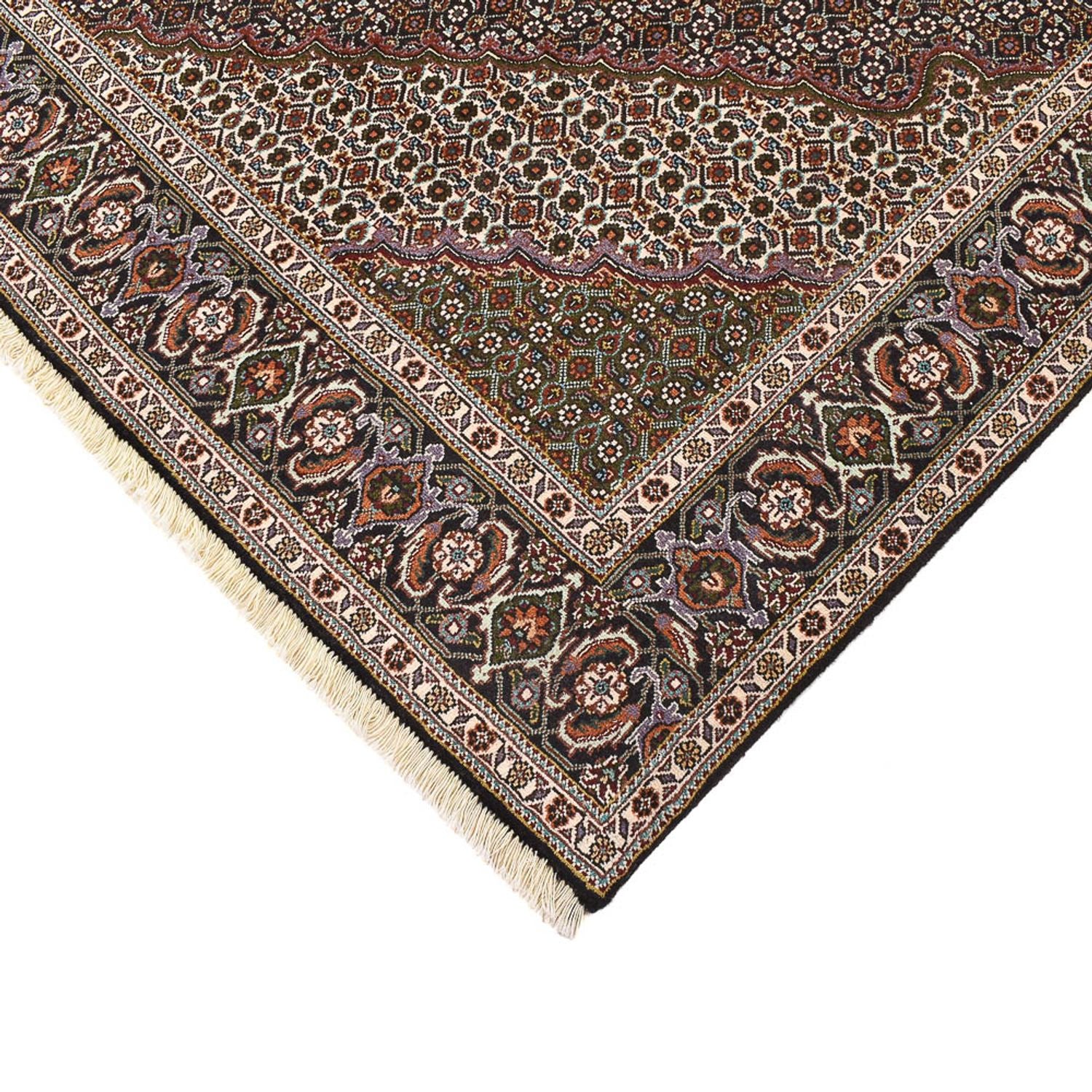 Tapis persan - Tabriz - Royal carré  - 200 x 197 cm - marron