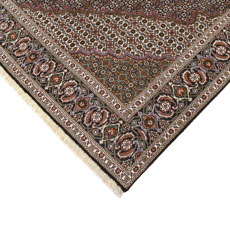 Tapis persan - Tabriz - Royal carré  - 200 x 197 cm - marron