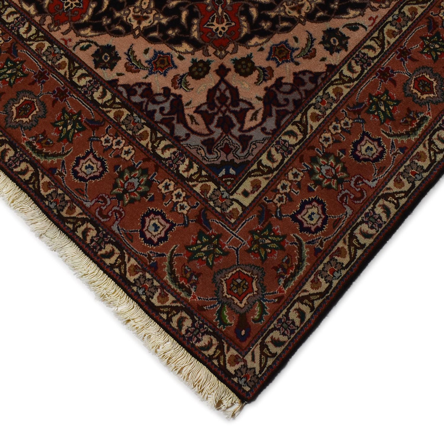 Tapis persan - Tabriz - Royal - 308 x 201 cm - bleu foncé