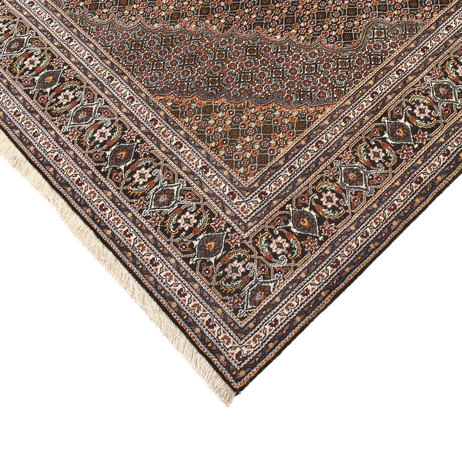 Tapis persan - Tabriz - Royal carré  - 212 x 198 cm - marron