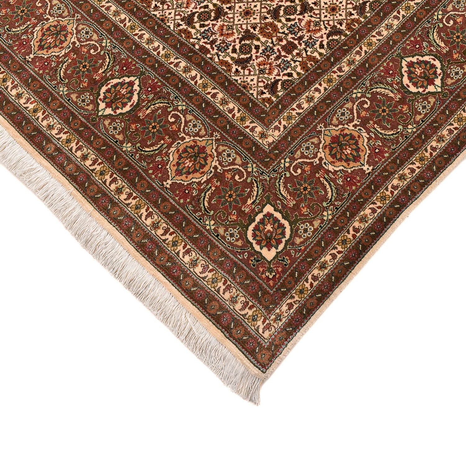 Tapis persan - Tabriz - Royal carré  - 200 x 199 cm - beige foncé