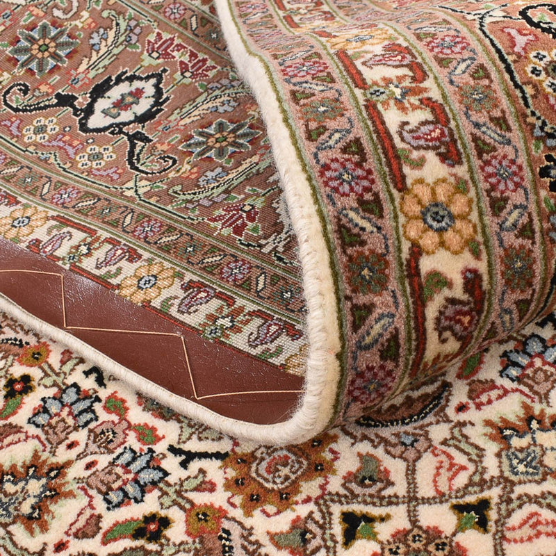 Tapis persan - Tabriz - Royal carré  - 201 x 197 cm - beige foncé