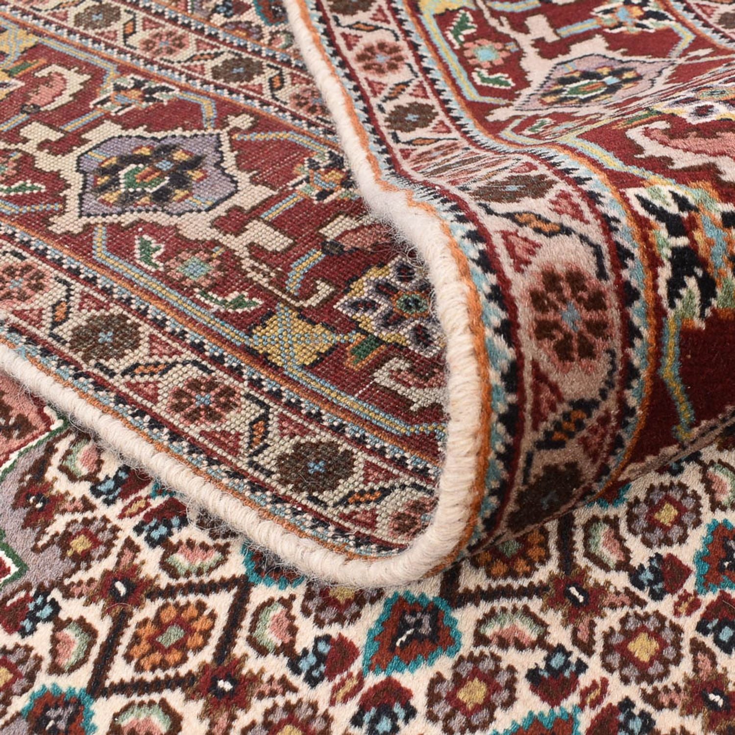 Tapis persan - Tabriz - Royal carré  - 202 x 198 cm - marron clair