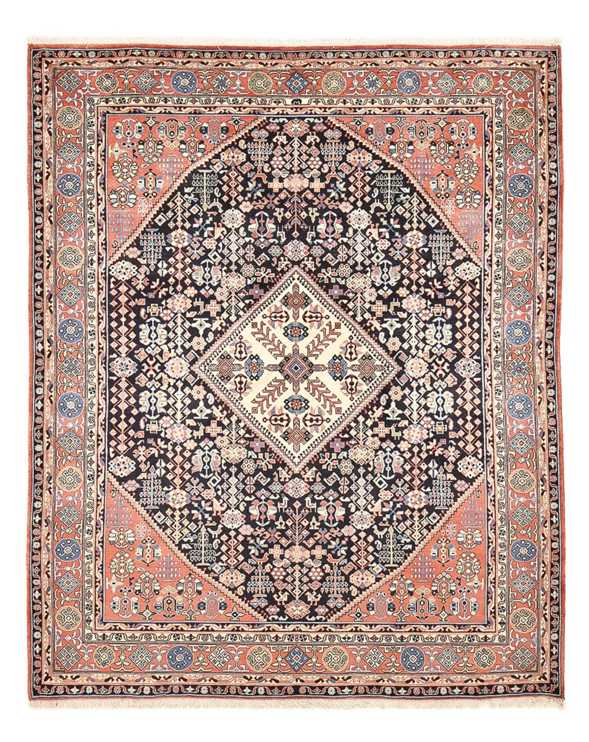 Perserteppich - Nomadic - 249 x 197 cm - dunkelblau