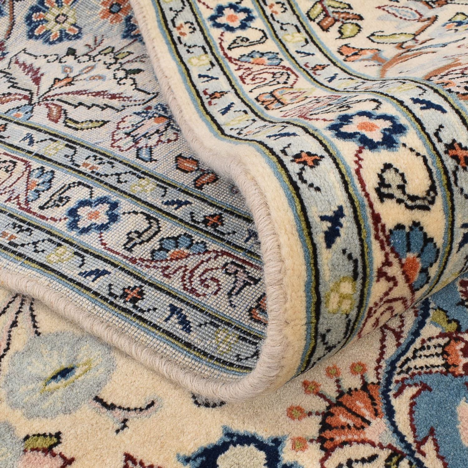 Tapis persan - Keshan - 298 x 250 cm - sable