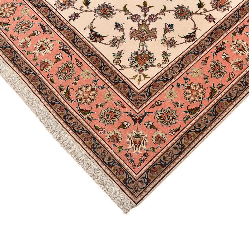 Tapis persan - Tabriz - Royal carré  - 210 x 204 cm - beige clair