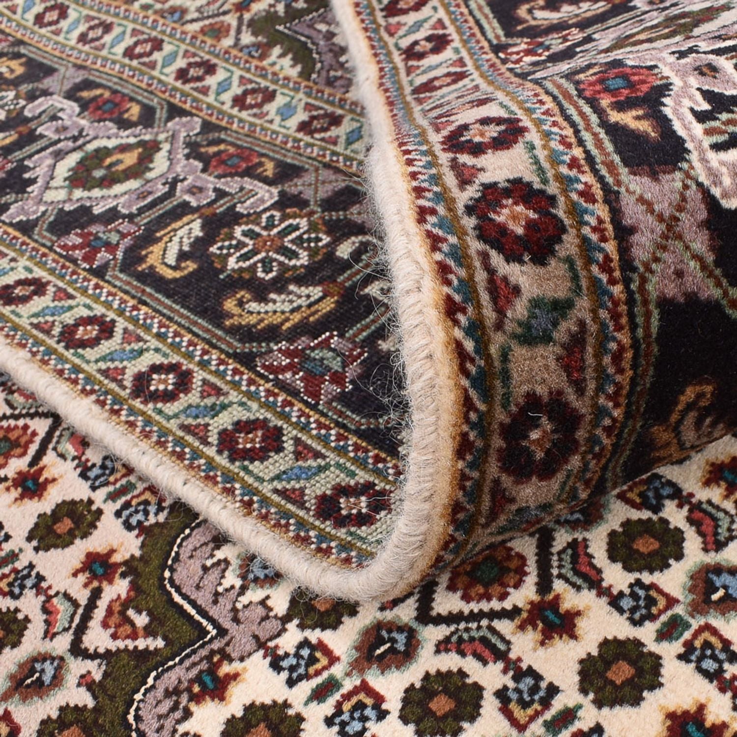 Tapis persan - Tabriz - Royal carré  - 204 x 200 cm - marron clair