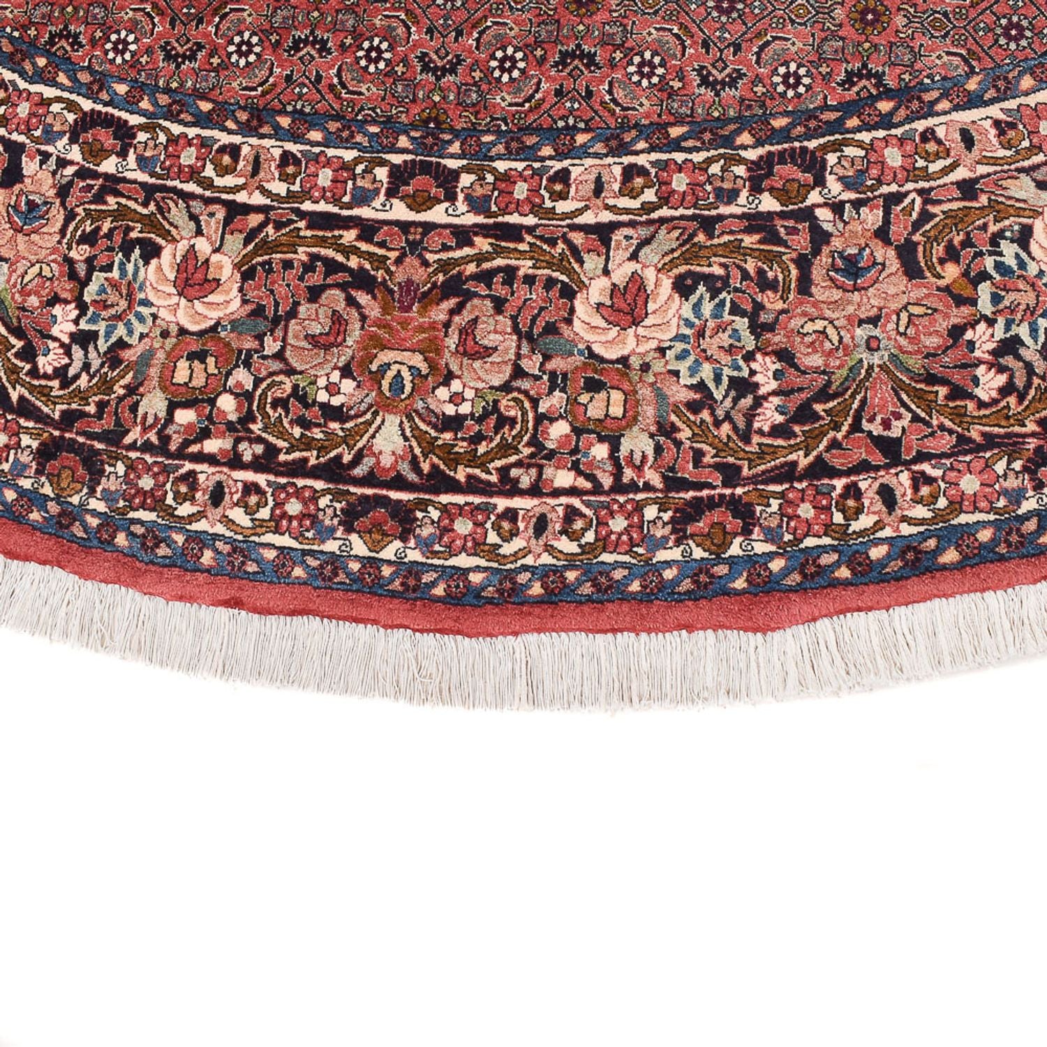 Tapis persan - Bidjar ronde  - 300 x 300 cm - rouille