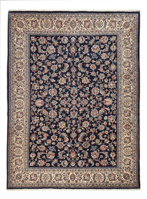 Tapis persan - Classique - 335 x 245 cm - bleu foncé