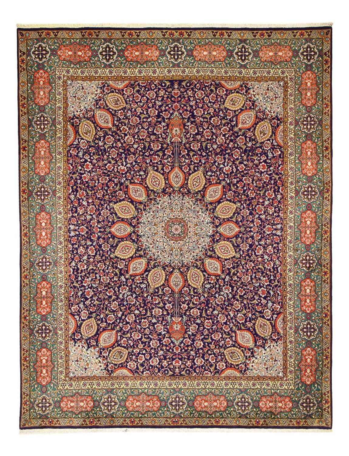 Perserteppich - Täbriz - Royal - 389 x 305 cm - lila