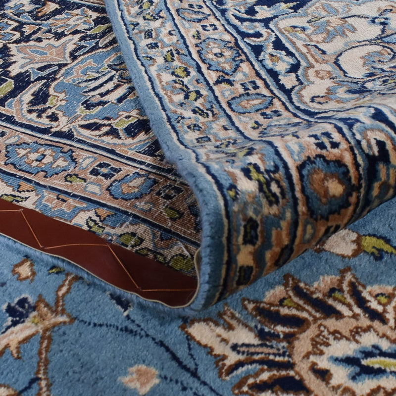 Tapis persan - Royal - 382 x 312 cm - bleu clair