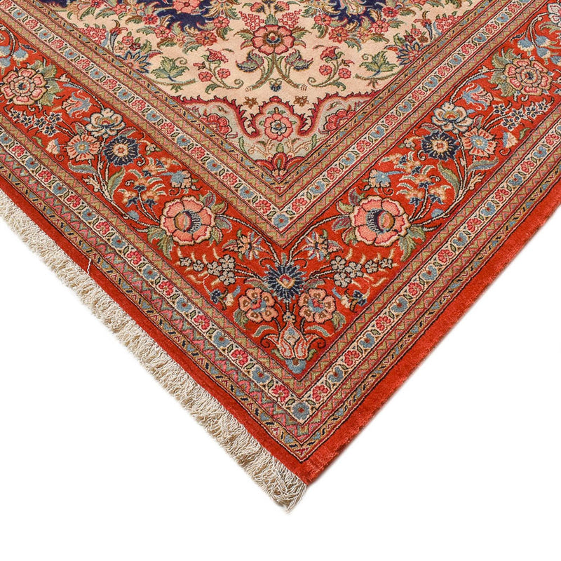 Tapis persan - Ghom - 345 x 250 cm - bleu foncé
