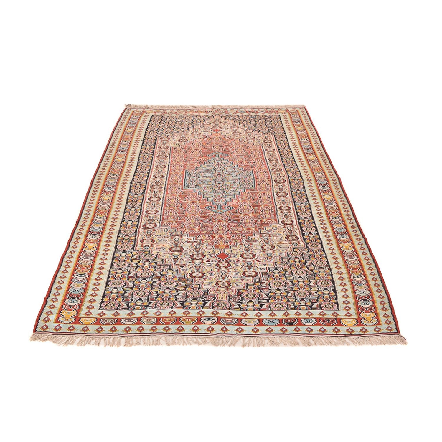 Tapis Kelim - Oriental - 250 x 160 cm - rouge clair