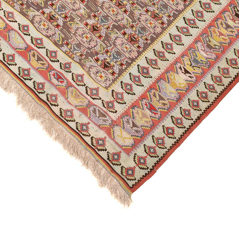 Tapis Kelim - Oriental - 258 x 160 cm - rouge clair