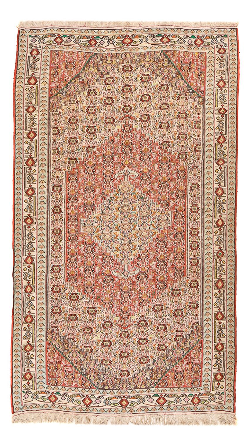 Tapis Kelim - Oriental - 260 x 160 cm - rouge clair
